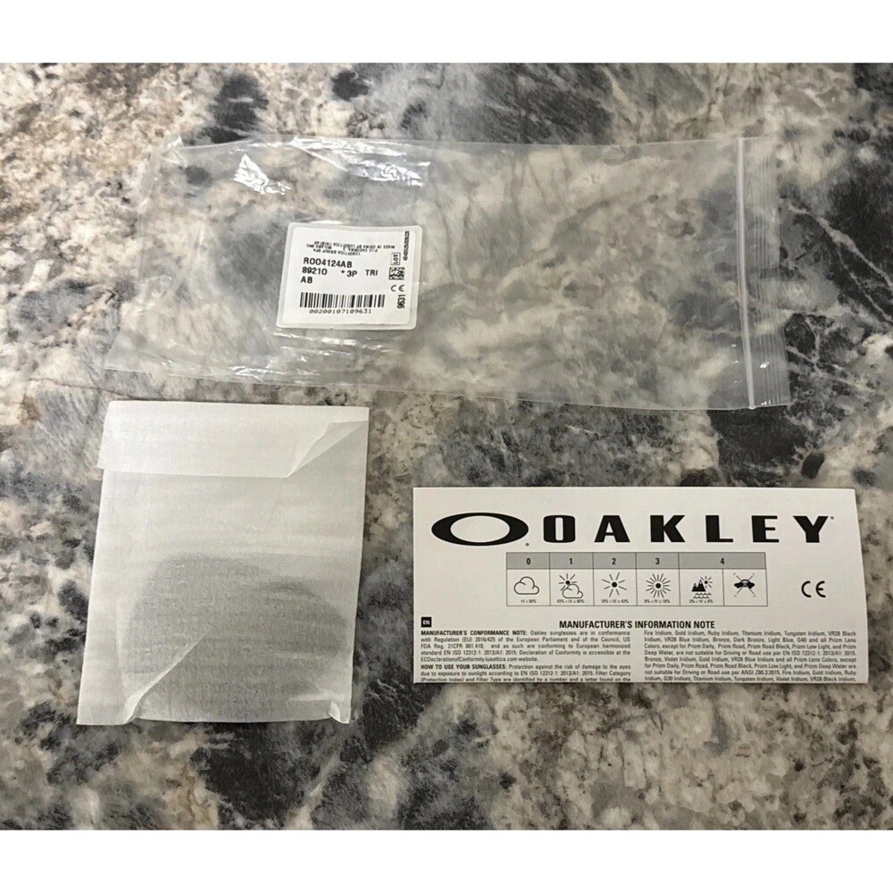 Oakley Gauge 8 OO4124 Prizm Black Polarized Lenses 62-17 OEM NWOT